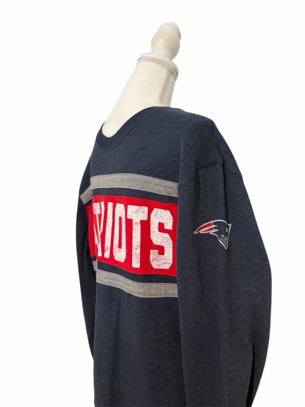 47 Brand New England Patriots Crewneck Sweatshirt Men’s Large - Picture 3 of 12